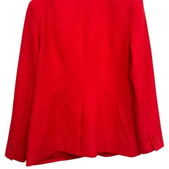 Trina Turk Pistache Blazer Jacket in Bright Orange Women’s Size 10 - Picture 8 of 13